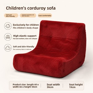 Sofá Compacto de Estilo Nórdico de Una Plaza, Sofá Infantil para Bebés, Cojín de Suelo para Lectura y Ocio, Sofá Compacto de Esponja de Alta Densidad - Product Image 3