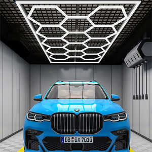 Venta Directa de Fábrica de Luz de Trabajo LED Hexagonal Celular para Taller de Detallado de Coches Garaje Tienda de Detallado Automotriz Gimnasio - Product Image 1