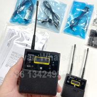 Caméra vidéo UWP-D21 Microphone sans fil avec 2 émetteurs 1 récepteur pour appareil photo reflex numérique, caméscope et smartphone Iphone/Android