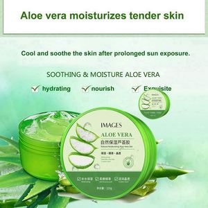 Gel d'<span class=keywords><strong>aloe</strong></span> <span class=keywords><strong>vera</strong></span> pour le soin du visage, idéal pour les peaux sensibles, après-soleil, hydratation longue durée, conforme aux normes GMP. - Product Image 2