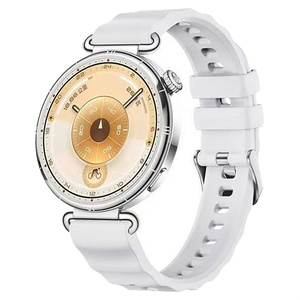 18 mm Compatible avec le <span class=keywords><strong>bracelet</strong></span> en silicone de la <span class=keywords><strong>montre</strong></span> Huawei <span class=keywords><strong>Watch</strong></span> GT6, <span class=keywords><strong>bracelet</strong></span> en silicone ondulé, <span class=keywords><strong>bracelet</strong></span> pour femme pour Huawei GT6 - Product Image 5