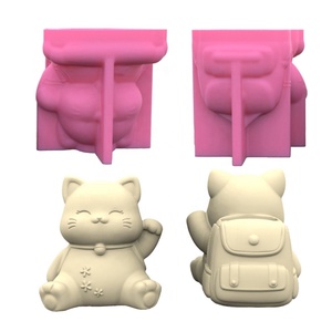 <span class=keywords><strong>3D</strong></span> facile <span class=keywords><strong>à</strong></span> utiliser, drôle de chat transportant un joli sac, moule en silicone pour bricolage, ciment, résine, mousse, <span class=keywords><strong>pot</strong></span> de fleurs succulentes - Product Image 5
