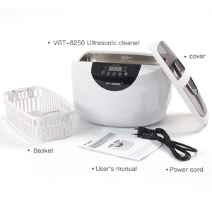 <span class=keywords><strong>Nettoyeur</strong></span> à ultrasons VGT-6250 2,5 L 40 kHz 65 W en acier inoxydable pour le nettoyage <span class=keywords><strong>dentaire</strong></span>, de bijoux, de montres et usage domestique - Product Image 3