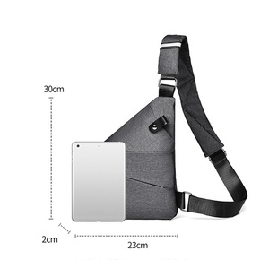 Sac à bandoulière unique pour activités de plein air et sports personnalisé sac à bandoulière antivol multifonction sac à bandoulière pour hommes - Product Image 2