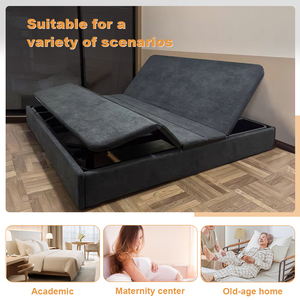 Vua Kích thước có thể điều chỉnh khung giường kim loại, khung giường Ergonomic giường thông minh hoạt động bằng điện thoại di động ứng dụng không dây điều khiển từ xa - Product Image 3