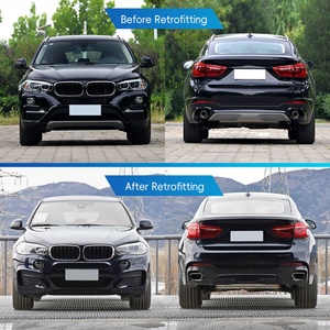 Kit de Carrocería M-Tech para BMW X6 (2015-2019), Modificación y Mejora de Automóviles F16, Parachoques Delantero y Trasero, Faldones Laterales, Alerón de Guardabarros, Tubo de Escape - Product Image 2