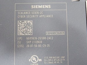 Dispositivo de Seguridad Industrial SC636-2C 6GK5636-2GS00-2AC2 de Scalance, PLC - Product Image 3