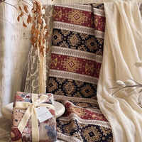 Housse de canapé en tissu jacquard tissé, vente en gros, textile de mobilier durable, personnalisable, faible MOQ