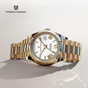Relojes PAGANI DESIGN DD40 Dorados para Hombre Reloj Automático de Lujo para Hombre Reloj de Pulsera Mecánico NH36 para Hombre Cristal de Zafiro AR Resistente al Agua - Product Image 1