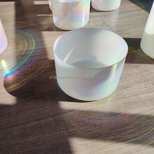 Instruments de guérison sonore, bol chantant en cristal de quartz blanc nacré, bol d'énergie en cristal, thérapie sonore, produits spirituels - Product Image 4