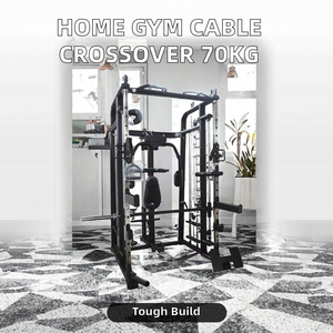 Werks lieferant Home Cable Crossover Gym Machine 70kg Power Squat Rack mit Multifunktion station für das Training - Product Image 4
