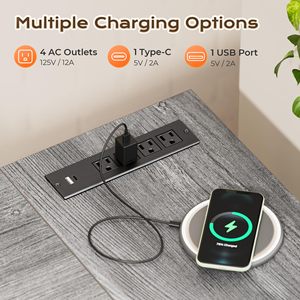 Thương mại mở rộng đứng bàn làm việc thiết lập với lưu trữ cho nội thất văn phòng hiện đại - Product Image 2