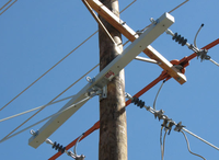 Brazo Transversal de FRP de 10kV, Brazo Transversal de Fibra de Vidrio Compuesta para Línea de Distribución Eléctrica