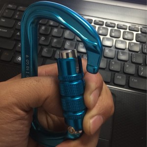 คาราไบเนอร์ล็อคอัตโนมัติ Eda ขนาด 110 มม. อลูมิเนียม 7075 อุปกรณ์ปีนเขา แบบล็อคสองชั้น - Product Image 4