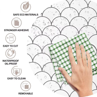 Stickers muraux 3D modernes en PET anti-rayures, forme irrégulière, papier peint imperméable pour bureau, salon, chambre, décoration murale de mariage