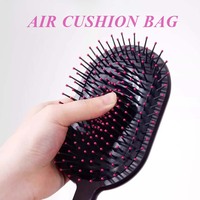 Hochwertiger Luftkissen-Kamm, Weitgezahnte Kopfhaut-Massagebürste für Voluminöses Haarstyling, Entwirrender Paddelkamm für Zuhause & Salon