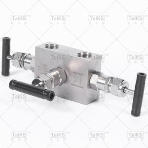 Collecteur à trois vannes intégré en acier inoxydable, vanne à aiguille haute température et haute pression pour pièces et accessoires d'instruments - Product Image 2