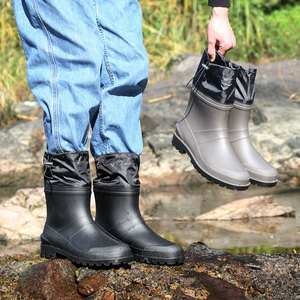 รองเท้าบูทยางพีวีซีสั่งทำขายส่งจากโรงงาน สำหรับคนงาน ล่าสัตว์ ตกปลา ทำฟาร์ม รองเท้ากันน้ำแบบสั่งทำ รองเท้าบูทกันฝน - Product Image 2