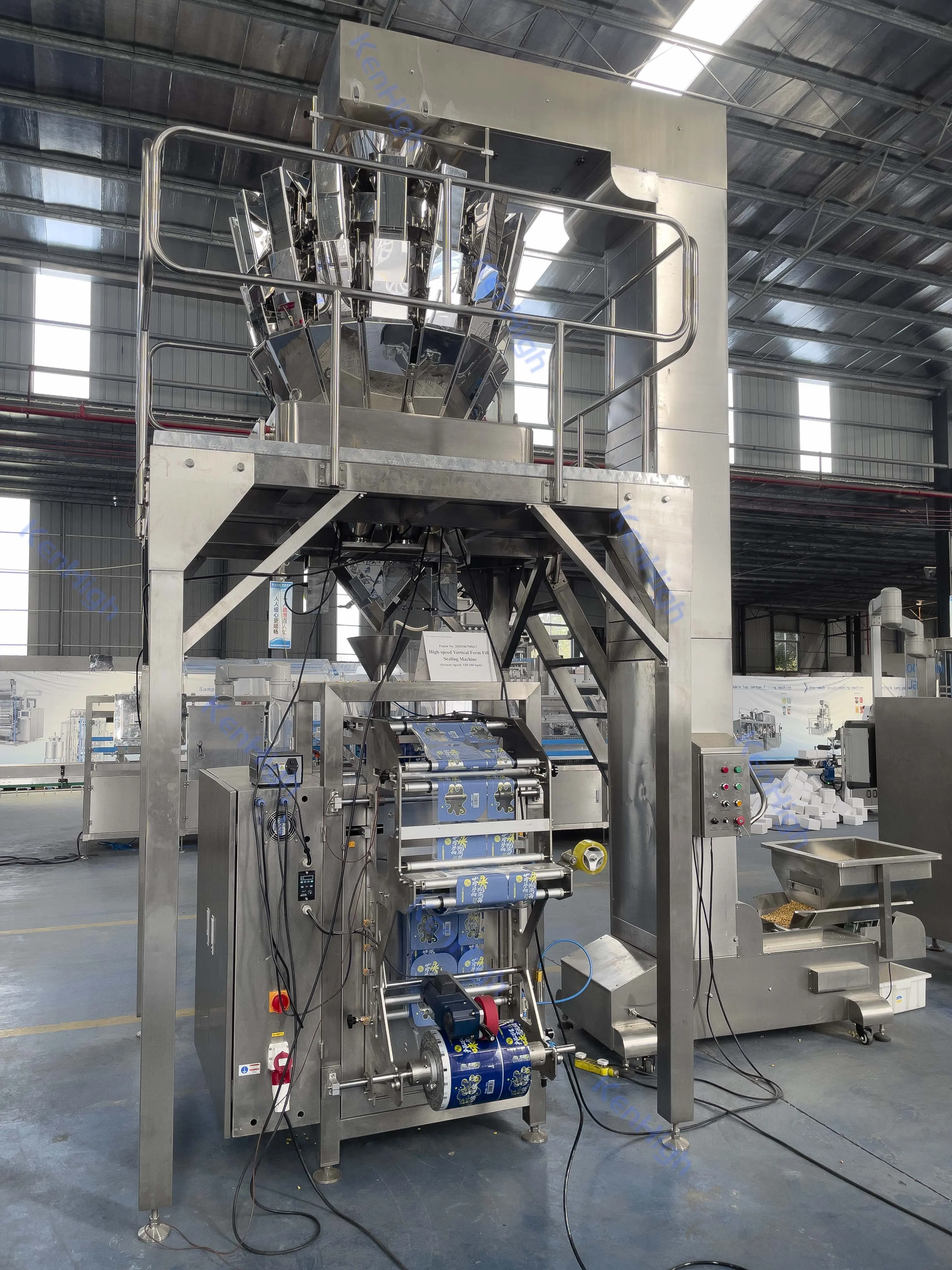 KenHigh Original Manufacturer Continuous Motion 120 bags/min High Speed VFFS Bagger Packing Machines