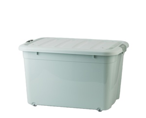 Rectangular Durable Plastic Storage Box, Clear Storage Bin with Lid