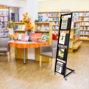 Présentoir de sol en métal perforé <span class=keywords><strong>2022</strong></span> à prix de gros – Support publicitaire pour présentoir de vente au détail - Product Image 5