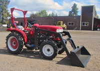 Tractor Agrícola 4x4 de 25HP, Modelo J M-254, Motor EPA Tier IV, Transmisión por Engranajes, Bomba de Alta Productividad, Estilo Americano
