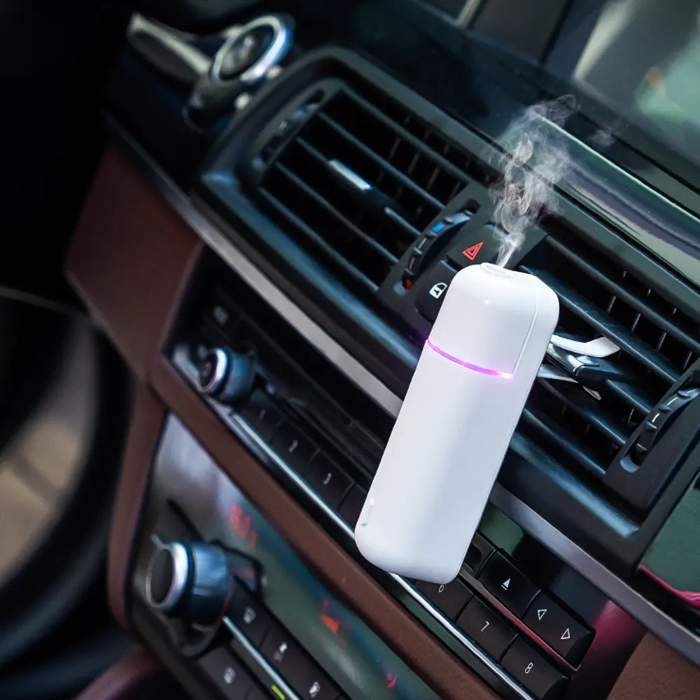 SCENTA-ambientador de aromaterapia de marca privada, Clip de ventilación, Mini difusor de Perfume portátil de lujo para coche
