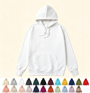 80%Cotton 20% Polyester Pullover Hoody Unisex Oversized Winter Men Hoodie Custom Print logo HeavyweightSoft Hoodie for Men - Product Image 1