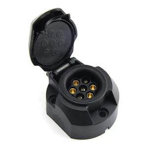 <span class=keywords><strong>7</strong></span> broches 12V <span class=keywords><strong>remorque</strong></span> câblage <span class=keywords><strong>prise</strong></span> barre de remorquage convertisseur de remorquage pour caravane camion Durable <span class=keywords><strong>prise</strong></span> adaptateur protecteur connexions - Product Image 1