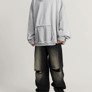 Sudadera con Capucha de Estilo Vintage Lavada, Fabricantes de Ropa al por Mayor, Ropa Personalizada, Nueva Llegada, Sudadera Unisex - Product Image 2