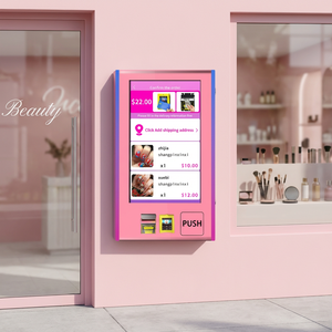 Máquina Expendedora Inteligente de Pared con Pantalla Táctil de 32 Pulgadas para Productos de Arte de Uñas para Pequeños Comercios Minoristas con Verificación de Edad Opcional - Product Image 1