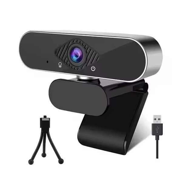 1080P Free Driver HD Live Stream 2 Megapixel USB Webcam with Auto Focus and Mic USB Webcam with Clip for Laptop and Tripod