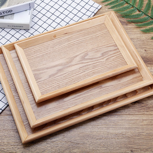 <b>Wooden</b> Serving Tray 40x30cm 36x27cm 30x20cm For Home Use With <b>Wooden</b> Pattern - Product Image 1