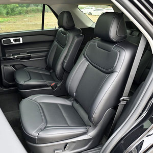 Per <span class=keywords><strong>Ford</strong></span> Explorer 2011-2026 Accessori Auto Personalizzati Coprisedili 6 Posti 7 Posti Set Completo in Pelle Nappa - Product Image 1
