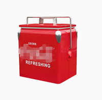 Glacière portable moderne et étanche pour l'extérieur, en PP, capacité 13L, maintien de la glace pendant 48h, option logo personnalisé, pour la pêche