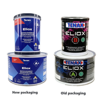 Mastic époxy transparent Tenax Eliox A+B Extra Clear pour pierre, marbre, granit, adhésif transparent à haute résistance