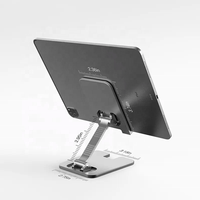 Nouveau support de téléphone de bureau pliable en alliage d'aluminium support de tablette de bureau en métal support Mobile support de téléphone support de tablette de bureau
