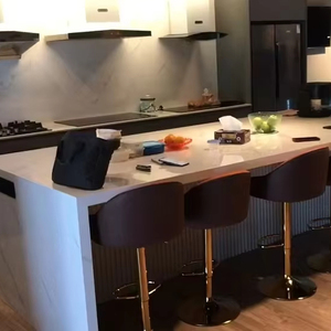 <span class=keywords><strong>Table</strong></span> à manger carrée personnalisée Chameleon, style moderne et luxueux, multifonctionnelle, en pierre frittée, pour la maison, l'hôtel, la salle à manger, garantie 5 ans - Product Image 1