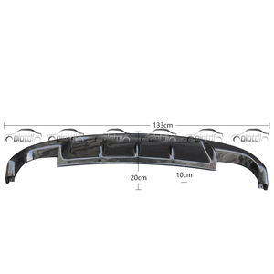 00-00 GTI Paraurti Posteriore Lip Diffusore posteriore del tronco lip spoiler Per <span class=keywords><strong>Volkswagen</strong></span> <span class=keywords><strong>Golf</strong></span> 6 <span class=keywords><strong>VI</strong></span> MK6 G-T-I Paraurti olotdi - Product Image 2