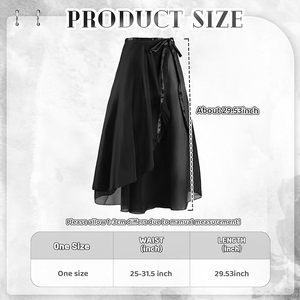 Faldas de Ballet para Mujer, Falda de Baile de Ballet para Niñas, Falda Larga Fluida Cruzada, Faldas de Danza para Mujeres y Niñas - Product Image 2