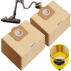 Sacs filtrants d'aspirateur compatibles avec Karchers WD3 6.959-130.0 WD3200 WD3300 WD3500P MV3 Sacs en papier anti-poussière - Product Image 1