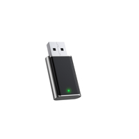 Adaptateur CarPlay sans fil USB 2025 Mini Portable en alliage d'aluminium avec design miroir, compatible iPhone 6 iOS 10+ et Android 11+ d'origine