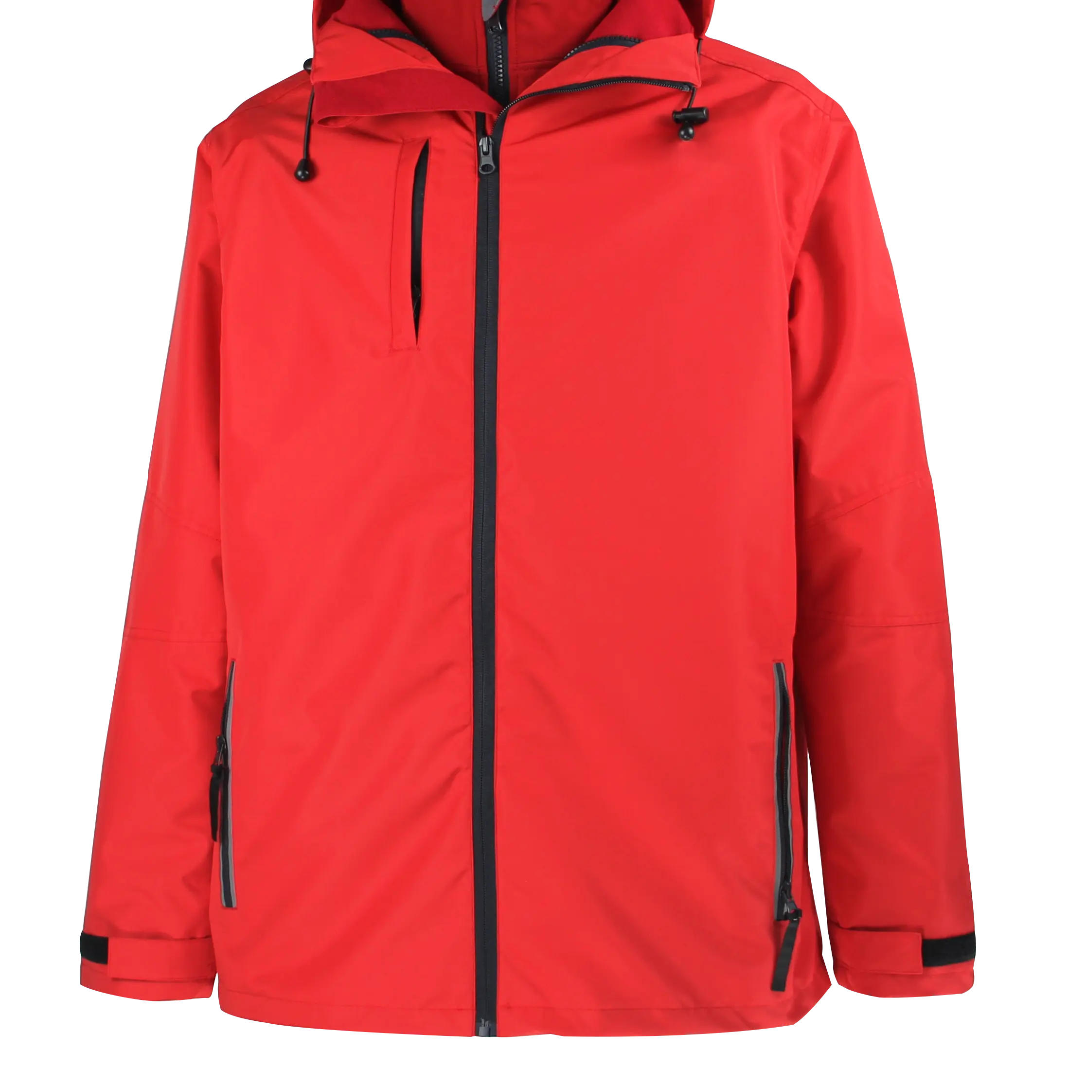 Work Clothes Breathable Waterproof Red Rain Jacket Wear-Resistant High Quality Work Jacket