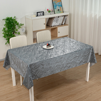 Nappe carrée en plastique RNPT, nappe en PVC, nappe imperméable en vinyle texturé, protège-table facile à nettoyer, décoration de la maison
