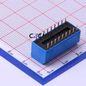 DP-09BP DIP Switch Through hole Component (THT) Switch Piano Key Single Pole Single Throw 9-Bit 2.54mm - Product Image 2