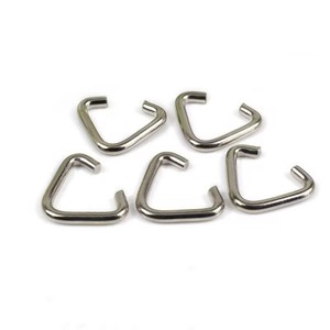Plusieurs tailles disponibles pour la sélection, accessoires de porte-clés en métal triangulaire DIY pour clés de voiture - Product Image 2