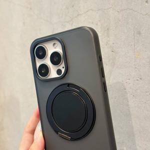 360 rotatif doux pour la peau mat clair PC antichoc sûr étui de téléphone portable magnétique pour <span class=keywords><strong>iPhone</strong></span> 15 <span class=keywords><strong>14</strong></span> 13 Pro Max - Product Image 5