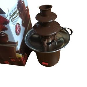 Home <b>Mini</b> Three Tier <b>Chocolate</b> Fondue Fountain Electric Heating Tabletop Stainless Steel <b>Chocolate</b> Machine Brown 220V - Product Image 5