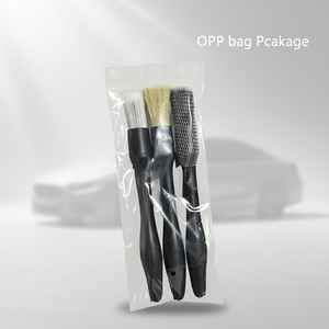 Ensemble de 3 brosses de <span class=keywords><strong>nettoyage</strong></span> automobile avec logo personnalisé, manche durable, poils multi-types, pour la vente en gros - Product Image 6