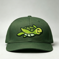 Parches Bordados Termoadhesivos de Tortuga Marina Verde con Diseño de Animal de Dibujos Animados, Ecológicos y Personalizados, para Ropa, Bolsos, Sombreros y Zapatos, Venta al Por Mayor